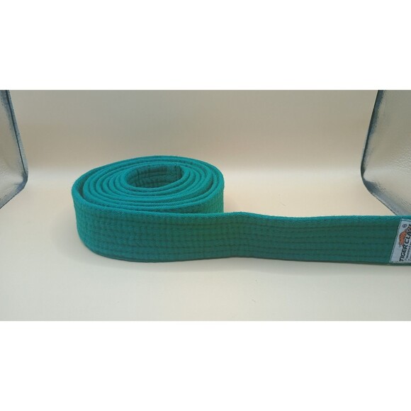 Tiger Claw Taekwondo Teal Belt Size 2 Lightweight Student Karate - Picture 4 of 4